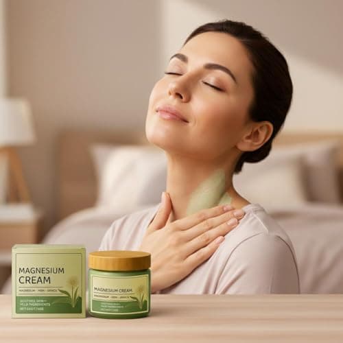 Total Relief Magnesium Cream, Nerve Relief Magnesium Cream with MSM & Arnica - Total Body Soothing Formula for Muscle Support & Recovery — 3 Pack Family Savings (5.28oz Total) — view 5