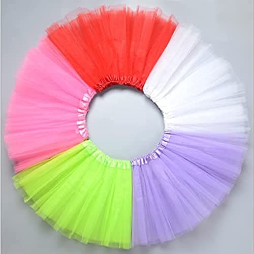 XINXIYAN Pink Tutu Skirts for Women Halloween Costume Adult Party Favor Dance Tulle Skirts — view 3