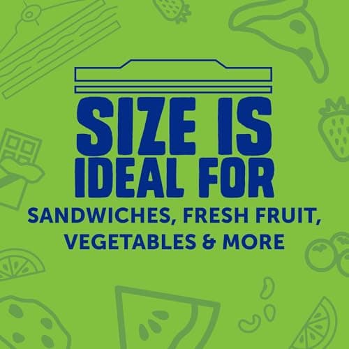 Ziploc Sandwich Bags for On-the-Go Freshness, Grip 'n Seal Technology for Easier Grip, Open and Close, 90 Count — view 5