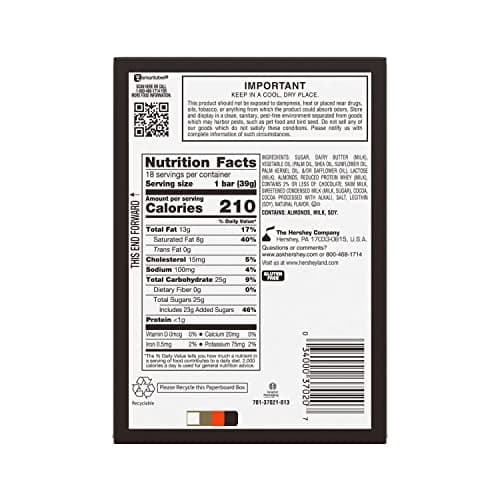 SKOR Crisp Butter Toffee and Chocolate Candy Bars, 1.4 oz (18 Count)
