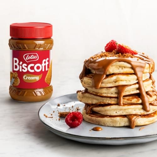 Lotus Biscoff Smooth Spread Jar, Caramelized Cookie Flavour, 400g, Vegan, Nut Free, No Added Colours or Flavours — view 4