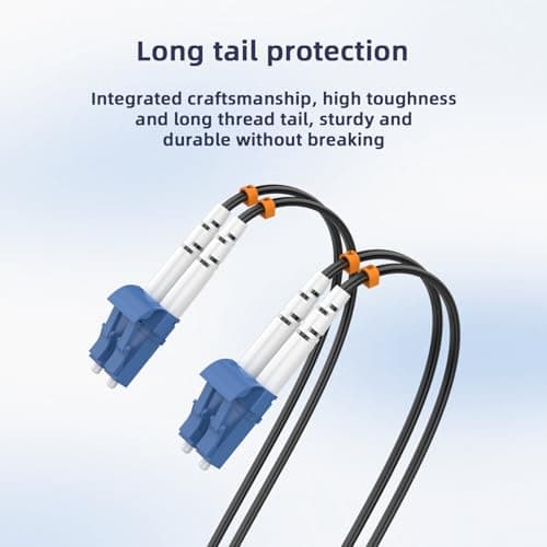 Jeirdus 30m LC-LC to LC Outdoor Shielded Duplex 9/125 SMF Fiber Optic Patch Cable — view 3