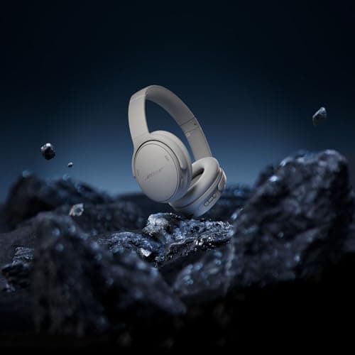 Bose QuietComfort Headphones - Wireless Bluetooth Headphones, Active Over Ear Noise Cancelling and Mic, USB-C Charging, Deep Bass, Up to 24 Hours of Playtime, Moonlight Grey - Limited Edition Color — view 5