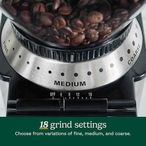 Cuisinart Electric Burr Coffee Grinder, 18-Position Selector, 4-18 Cups — view 3