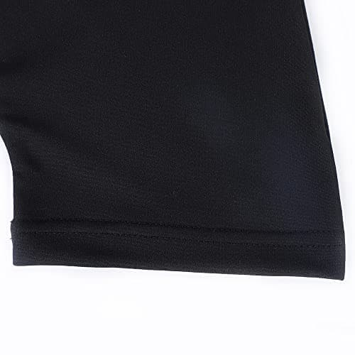 EQSJIU Girls Dance Leotards Shorts Cute Lovely Will Not Fade for Gymnastics Dance Ballet Biketards Black Dance Leotard Girls 7-8 Years — view 4