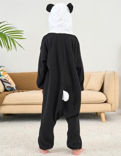 Kids Animal Onesie Pajamas Halloween Cosplay Costume Sleepwear 6 Years — view 3