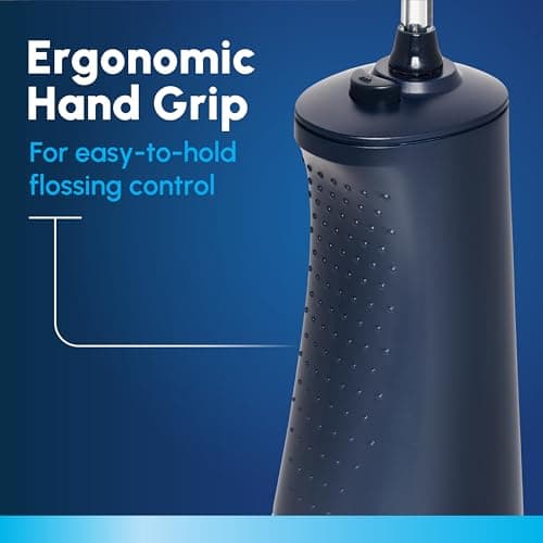 Waterpik Cordless Pulse 3100 Rechargeable Portable Water Flosser for Teeth, Gums, Braces Care and Travel with 2 Flossing Tips, Waterproof for Shower Use, ADA Accepted, WF-20 Blue, Amazon Exclusive — view 5