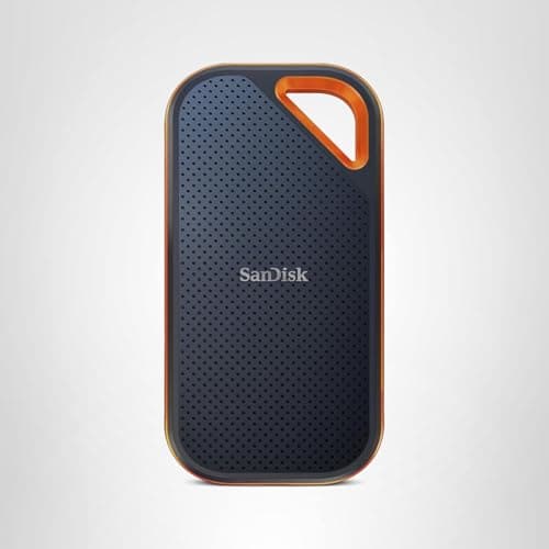 SANDISK 2TB Extreme PRO Portable SSD - Up to 2000MB/s - USB-C, USB 3.2 Gen 2x2, IP65 Water and Dust Resistance, Updated Firmware - External Solid State Drive - SDSSDE81-2T00-G25 — view 7