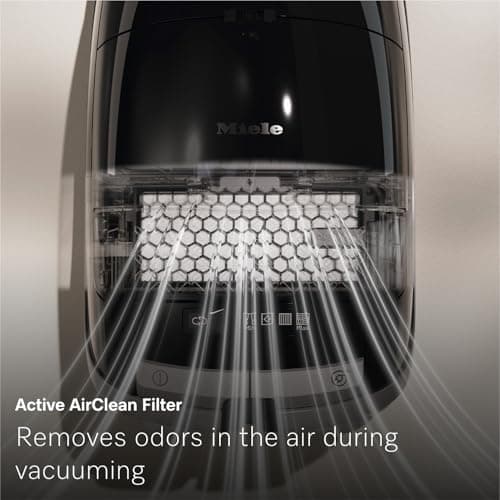 NEW Miele Guard M1 Cat & Dog Bagged Canister Vacuum for Pet Owners with Odor-Reducing Active AirClean Filter, TurboTeQ Floorhead, and AllTeQ Universal Floorhead, in Obsidian Black/Space Grey — view 5