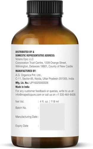 Majestic Pure Lavender Essential Oil - Huge 118 ml - 100% Pure and Natural Oil for Soap Making Scent- Premium Grade with Glass Dropper — view 4