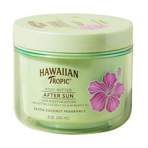 Hawaiian Tropic After Sun Body Butter with Coconut Oil, 8 Oz
