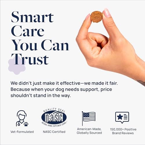 Veterinary Formula Pet Calm 60ct – Vet-Formulated Calming Chews for Dogs with L-Theanine, L-Tryptophan for Behavior Support, Relaxation Treats, Puppy Chews for Stressful Situations, Dog Calming Aid — view 8