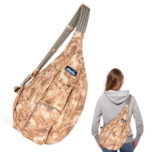 KAVU Rope Sling Bag - Large Crossbody Bags for Women & Men, Dream Trail