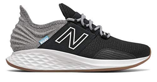 New Balance Women's Fresh Foam Roav Running Shoe,Black/Light Aluminum,8 — view 3