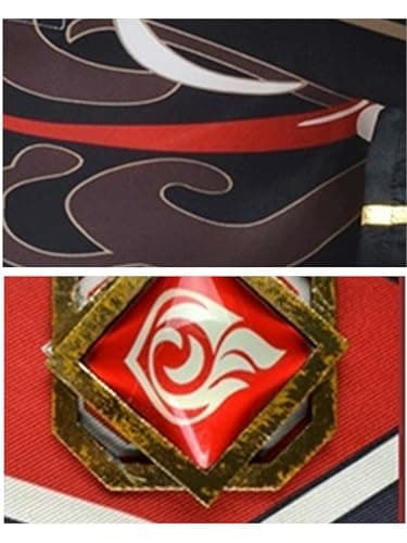 OSIAS Genshin Impact Hutao Cosplay Outfit Hutao Costume(XXL) — view 6