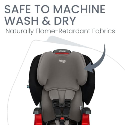 Britax Grow with You ClickTight Harness-2-Booster Car Seat, 2-in-1 High Back Booster, Gray Contour — view 4