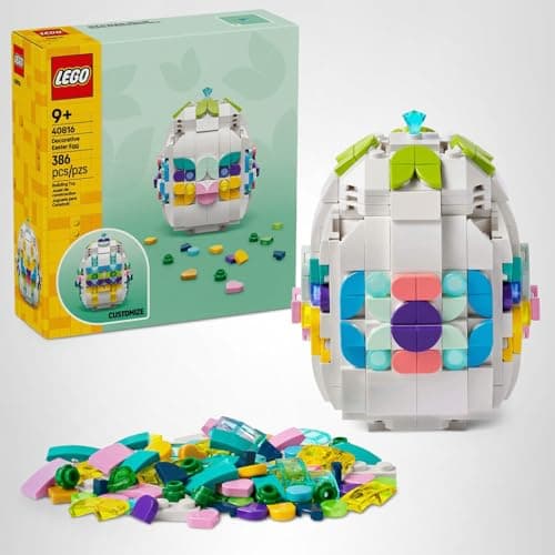 LEGO Decorative Easter Egg Building Toy for Girls & Boys - Springtime Craft Activity for Kids, Ages 8+ - Basket Stuffer or Gift Idea for Easter, Birthdays, & Special Occasions - 40816 — view 6