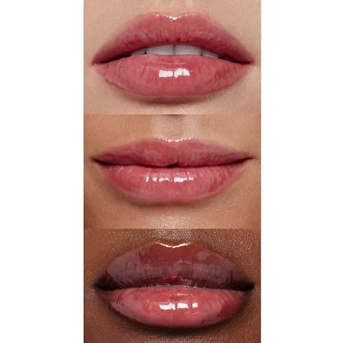 e.l.f. Glow Reviver Lip Oil, Nourishing Tinted Lip Oil For A High-shine Finish, Infused With Jojoba Oil, Vegan & Cruelty-free, Rose Envy — view 3