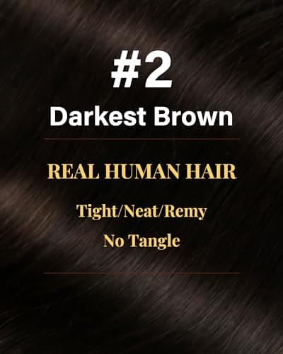 Hetto Nano Hair Extensions Real Human Hair Dark Brown 50g 50s 20 Inch — view 7