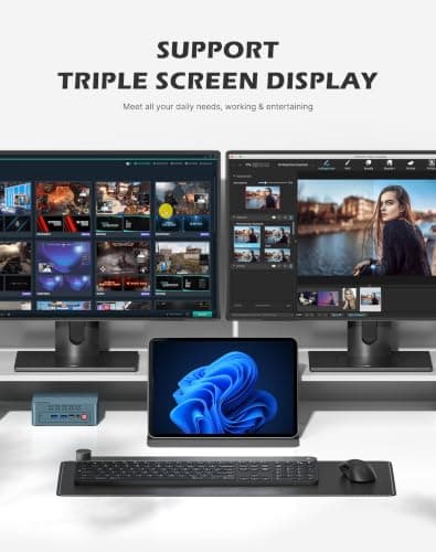 BOSGAME E2 Plus Mini PC AMD Ryzen 5 3501U 8GB RAM 256GB SSD — view 5