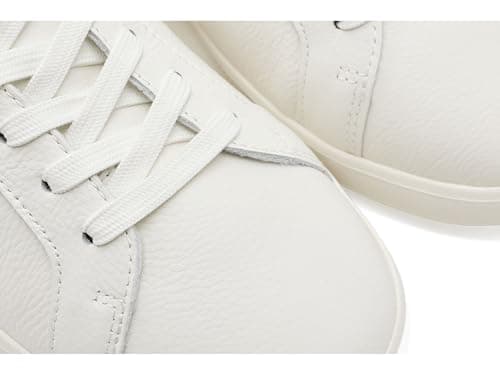 POLO RALPH LAUREN, Mens, Heritage Court II Leather Sneakers, Deckwash White/Bone, 9.5, Medium — view 5