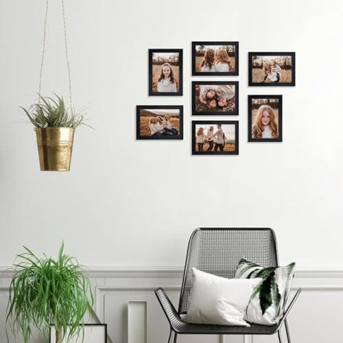 Giftgarden 3.5x5 Picture Frame Black Thin Photo Frame 3 by 5 for Wall and Tabletop Display, Single — view 5