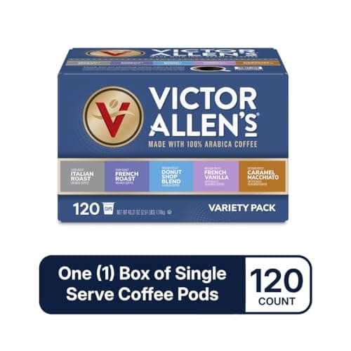 Victor Allen's Coffee Variety Pack, 120 Count, Single Serve Coffee Pods for Keurig K-Cup Brewers — view 2