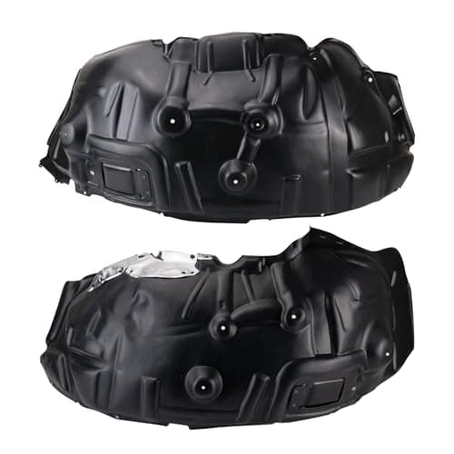 TRQ Front Inner Fender Liner Set Compatible with 2009-2010 Dodge Ram 1500 2011-2014 Ram 1500 CH1248152 CH1249152