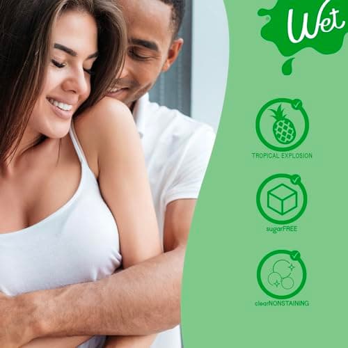 Wet Water Based Tropical Explosion Flavoured Lubricant, 9 Fl Oz - Premium Personal Lubricant, Paraben Free, Gluten Free, Stain Free, Sugar Free — view 3