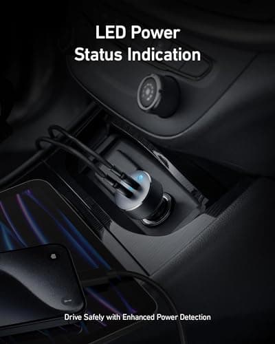 Anker USB C Car Charger, 40W 2-Port PowerIQ 3.0 Type C Adapter, iPhone 17 Car Charger, PowerDrive III Duo with Power Delivery for iPhone 17/17 Pro Max/16/15/14 Series, Galaxy S24/23,AirPods and More — view 6