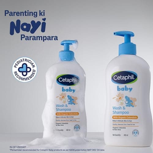 Cetaphil Baby Wash & Shampoo ,Tear Free, Paraben, Colorant and Mineral Oil Free, 13.5 Fl. Oz (Packaging May Vary) — view 8