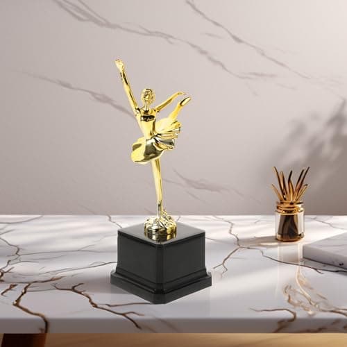 ULTECHNOVO Creative Plastic Ballet Trophy for Dance Competitions with Emblem of Excellence and Versatile Use, — view 5