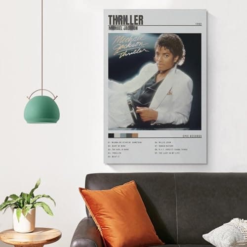 Thriller Album Poster MICHAEL JACKSON'S Cover Artistic Poster 08x12inch(20x30cm) — view 3