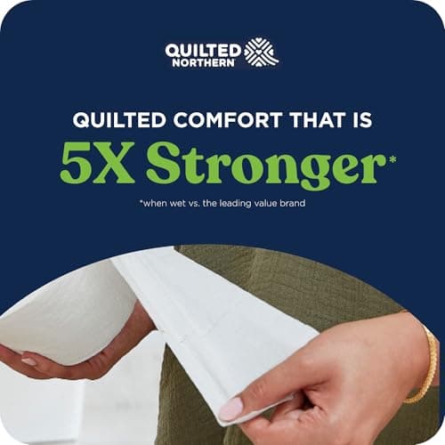 Quilted Northern Ultra Soft & Strong Toilet Paper, 18 Mega Rolls = 72 Regular Rolls, 5X Stronger*, Premium Soft Toilet Tissue — view 2