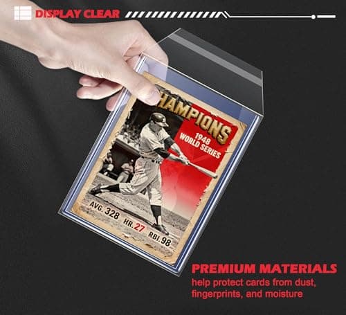 Top Loader Sleeves 1000 Pack, Resealable Team Bags for 35-75PT Rigid Top Loader Card Holders - Penny Sleeves for 3"X4" Top Loaders Trading Card — view 2