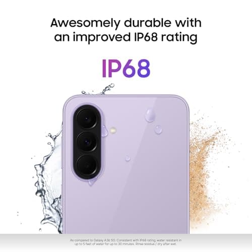 Samsung Galaxy A37 5G (2026), Unlocked Android Smartphone, 128GB, AMOLED Display, Triple Camera, IP68, Slim Phone, 5000mAh Battery, US Version, US 1 Yr Warranty, Awesome Charcoal — view 6