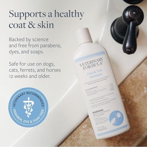 Veterinary Formula Flea and Tick Shampoo for Dogs and Cats, 16 oz — view 3