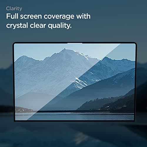 Spigen Tempered Glass Screen Protector [Glas.tR Slim] Designed for Macbook Air 13 inch M5 (2026) / M4 / M3 / M2 — view 6