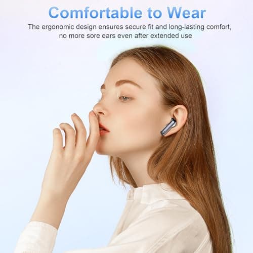 Wireless Earbuds, 2026 New Bluetooth Ear Buds 5.4 Mini HiFi Stereo with 4 ENC Noise Cancelling Mics Wireless Headphones, in Ear Earphones 40H IP7 Waterproof, USB C, Bluetooth Earbuds for Sports, Gym