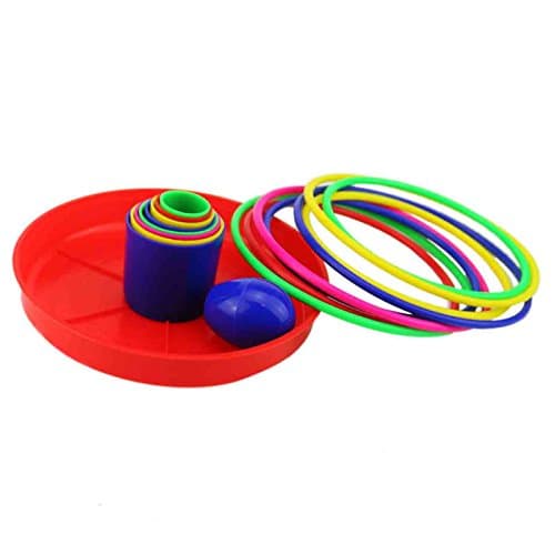 Ogrmar 18" Colorful Plastic Sport Ring Toss Game Set for Kids — view 4