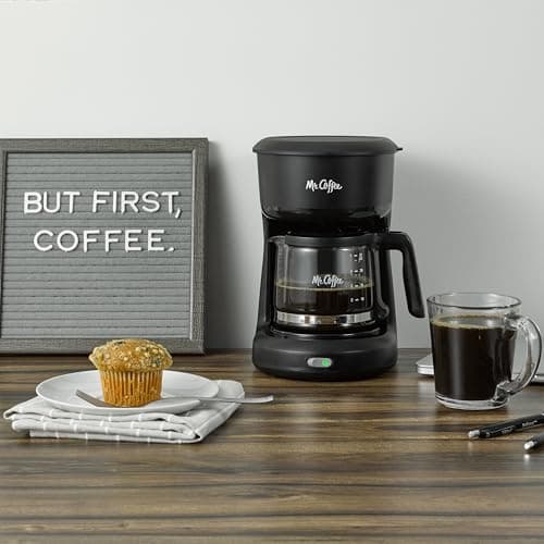 Mr. Coffee® 5-Cup Mini Brew Switch Coffee Maker, Black — view 5