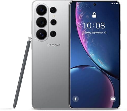 FNCOCO Unlocked Cell Phones, 16GB+512GB Android Phone, Android 16 Smartphone, 108MP+68MP Camera, 6.9“+120Hz HD Screen, 7000mAh Long Battery Life, Dual SIM, Face ID, GPS-Grey
