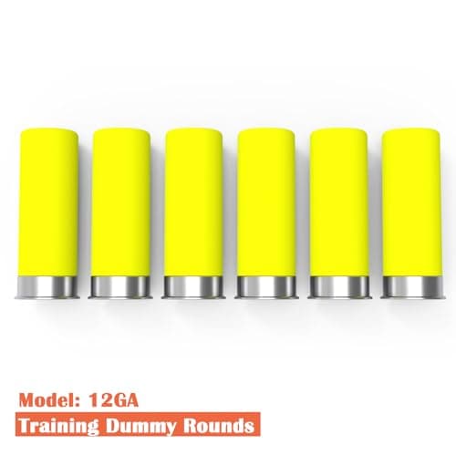 Bayattoo 12GA Safety Practice Rounds Action Trainer Dummy Round Dry Fire Training Snap Cap (6pk) — view 5
