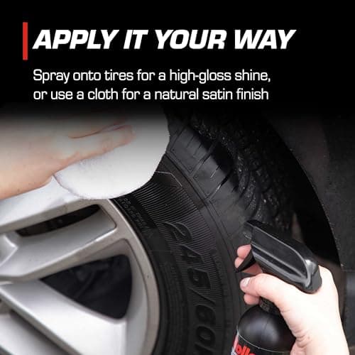 Holley Tire Shine - Tire Shine & Exterior Dressing - High-Performance Car Care, Spray On for Shine that Protects - Fast Drying Formula for Tires, Trim, and Undercarriage - 16 oz. — view 4