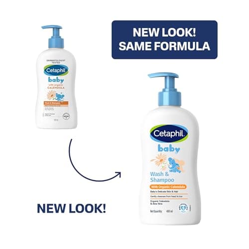 Cetaphil Baby Wash & Shampoo ,Tear Free, Paraben, Colorant and Mineral Oil Free, 13.5 Fl. Oz (Packaging May Vary) — view 2