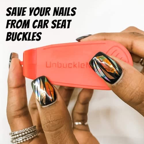 UnbuckleMe Car Seat Buckle Release Tool - Easy Opener Aid for Arthritis, Long Nails, Older Kids - Button Pusher for Infant, Toddler, Convertible 5 pt Harness car Seats - As Seen on Shark Tank (Aqua) — view 7