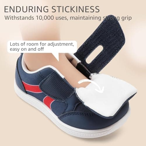 Toddler Boys Barefoot Wide Toe Box Sneakers Casual Tennis Walking Shoes Kids Running Preschool Athletic Team Sports Breathable Flexible Navy Toddler Size 7 — view 6