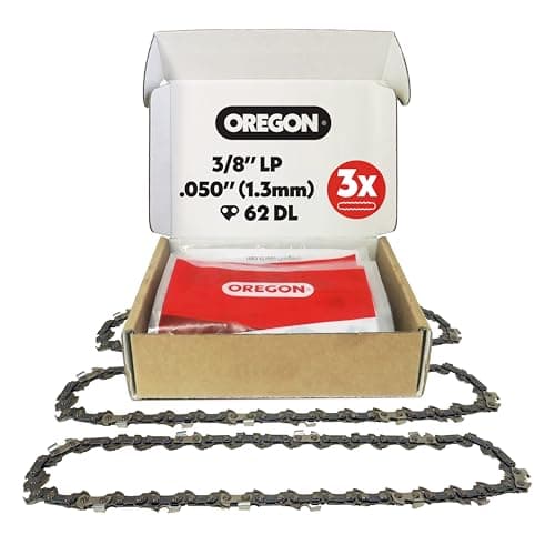 Oregon Chainsaw Chain for 18" Bar, 3/8" LP, .050" Gauge, 62 Drive Links