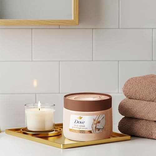 Dove Brown Sugar and Coconut Butter Body Scrub Exfoliates and Deeply Nourishes for Smooth, Radiant Skin 15 oz — view 7