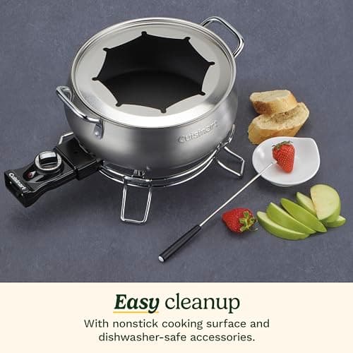 Cuisinart Electric Fondue Set, Nonstick Interior, 3-Quart Pot & 8 Forks — view 4